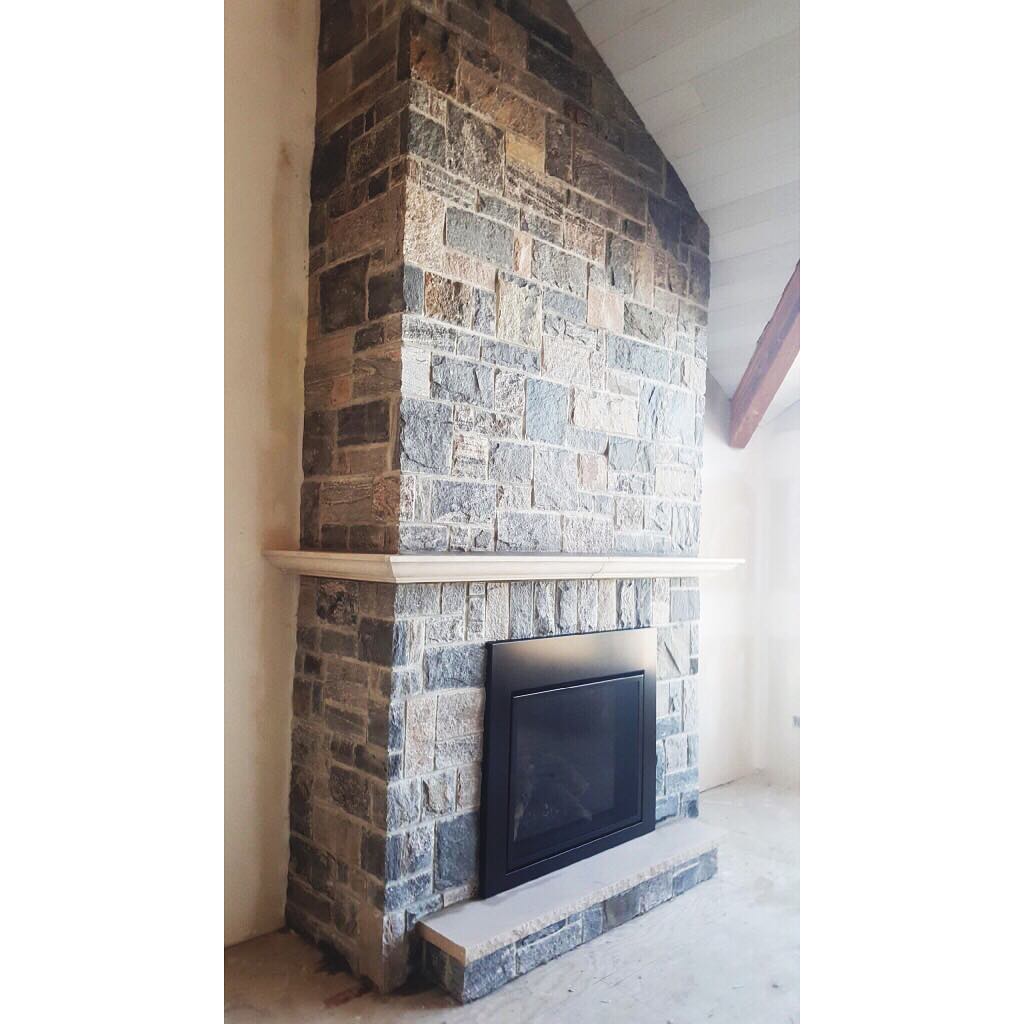 Natural Stone Fireplace